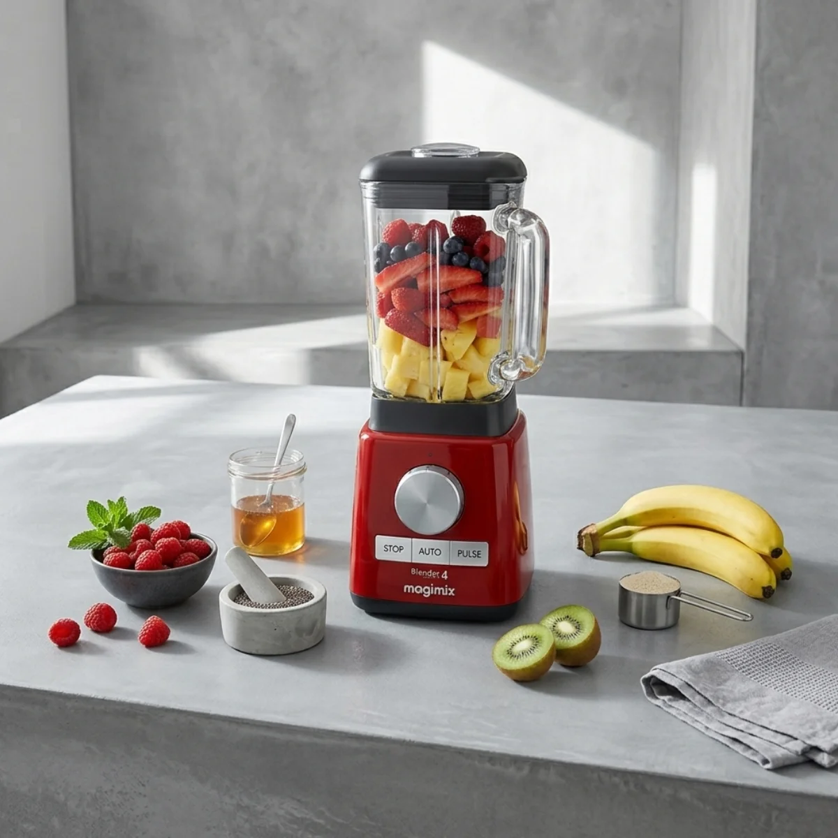 Magmix blender met hittebestendig Borosilicatenglas